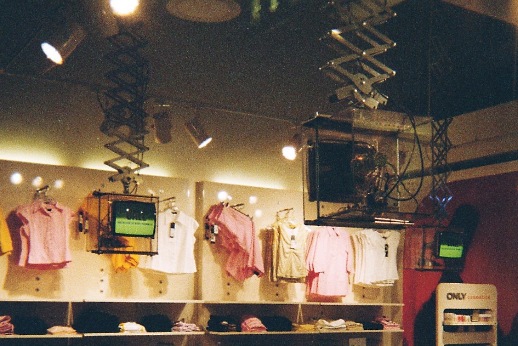 CRTs in transparent cases