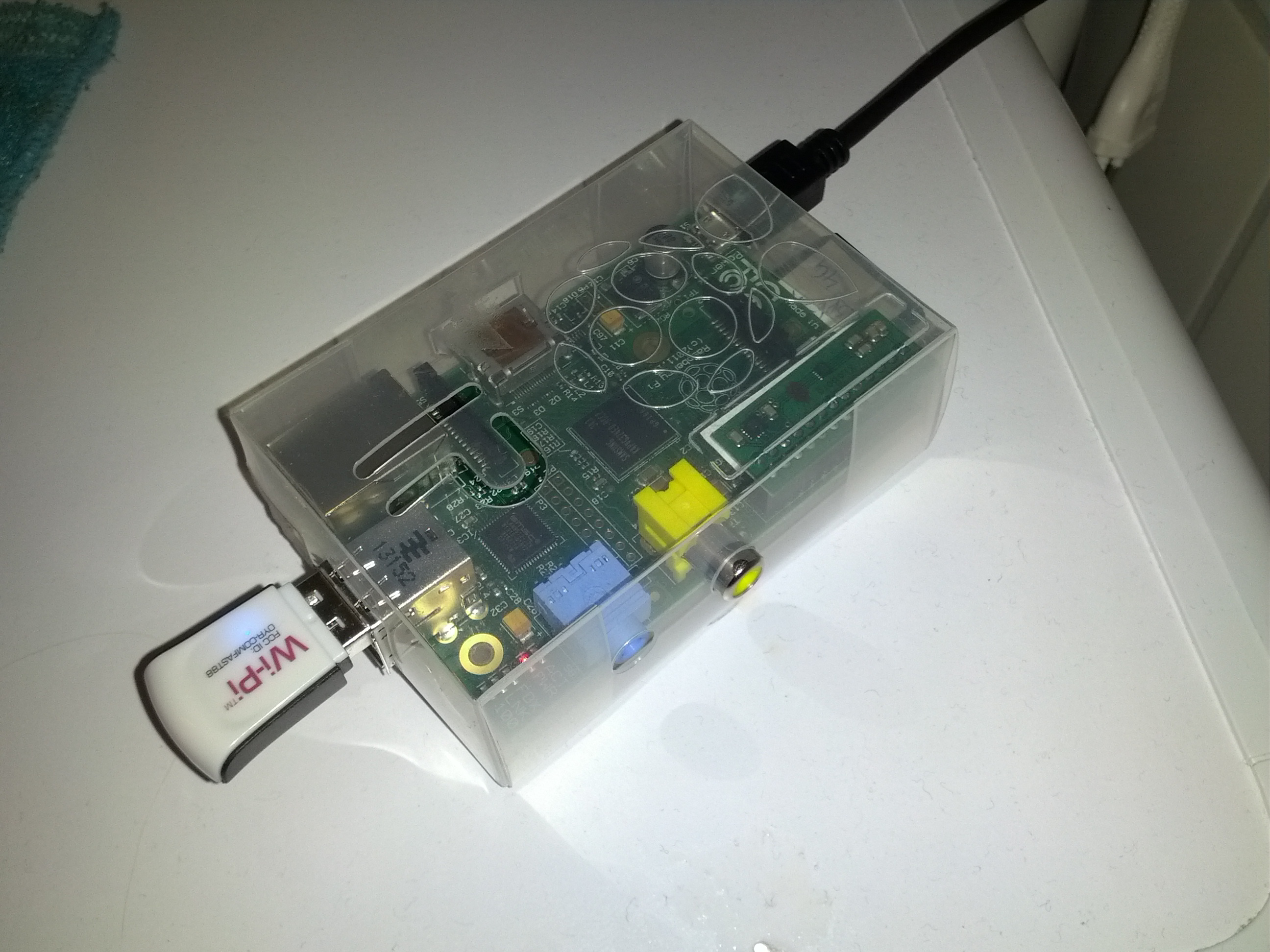 Pi with accelerometer.