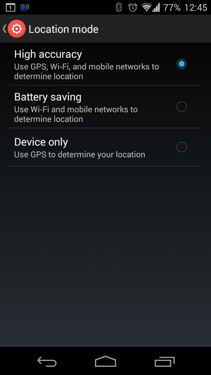 Settings