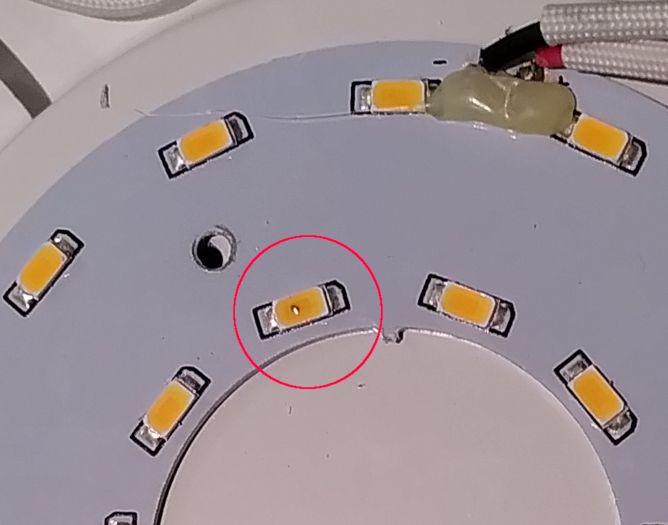 Broken LED